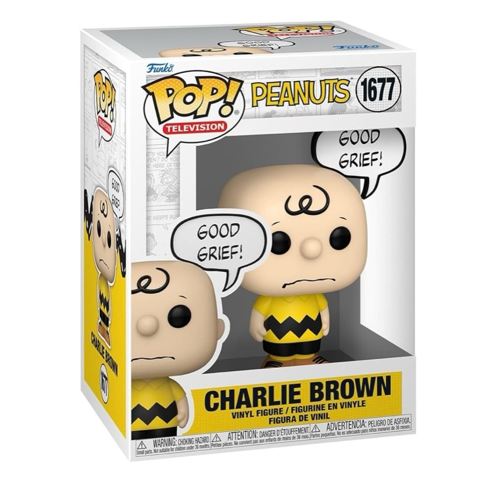 Funko Peanuts Charlie Brown Figure - Yellow and Black